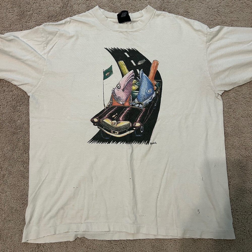 ⭕️ Vintage Pollock Phish Shirt 1993 Summer Tour